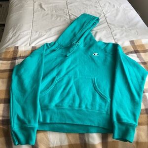 Blue champion hoodie